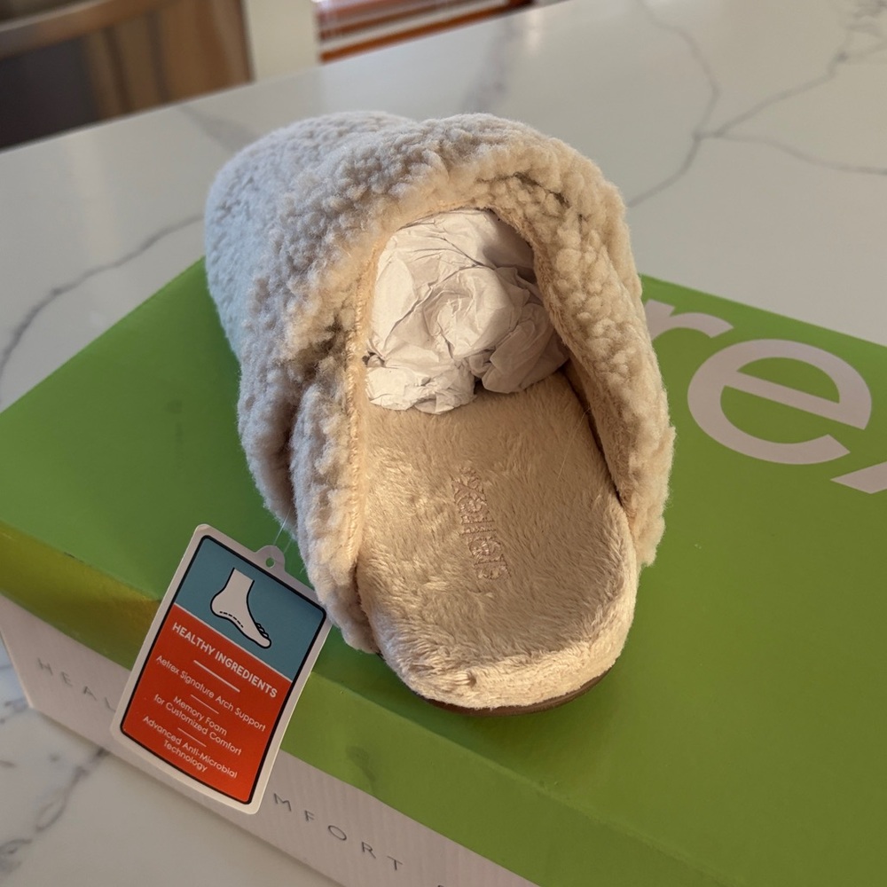 Aetrex mia Tan slide slippers - Picture 2 of 6